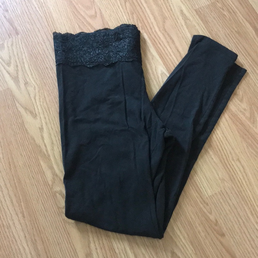 Victoria’s Secret PINK lace top leggings